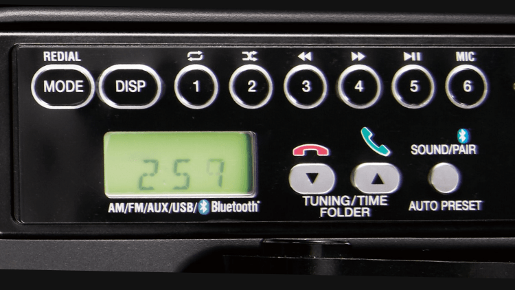 AM/FM Bluetooth®(ハンズフリー)ラジオ
